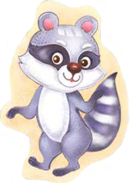 Adventures of Yenotik.A toy book with a surprise / Пригоди Єнотика. Книжка-іграшка з сюрпризом  978-966-283-358-4-6