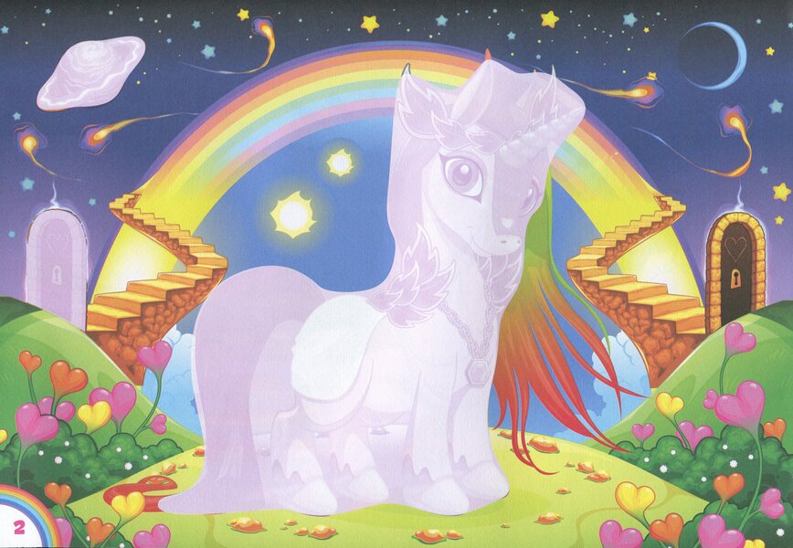 Album with stickers. unicorn / Альбом з наліпками. Єдиноріг  4823076144234-3