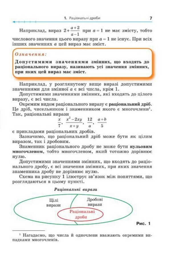 Algebra. 8Th Grade / Алгебра. 8 клас Arkady Merzlyak, Mikhail Yakyr / Аркадій Мерзляк, Михайло Якір 9789664743843-5