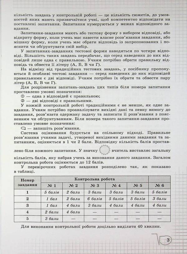 Algebra. Grade 7. Verification of subject competences / Алгебра. 7 клас. Перевірка предметних компетентностей Нина Тарасенкова 978-966-991-360-9-5