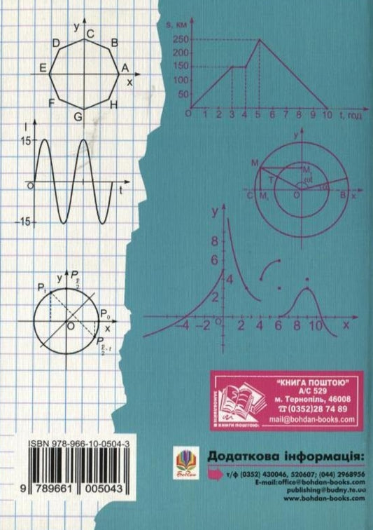 Algebra and beginnings of analysis. Grade 10 / Алгебра і початки аналізу. 10 клас Ольга Афанасьева, Яков Бродский, Александр Павлов, Анатолий Слипенко 978-966-10-0504-3-2