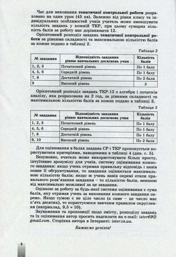 Algebra and geometry. Grade 10. Collection of independent and thematic control works. Profile level / Алгебра та геометрія. 10 клас. Збірник самостійних і тематичних контрольних робіт. Профільний рівень Александр Истер 978-966-11-1066-2-4