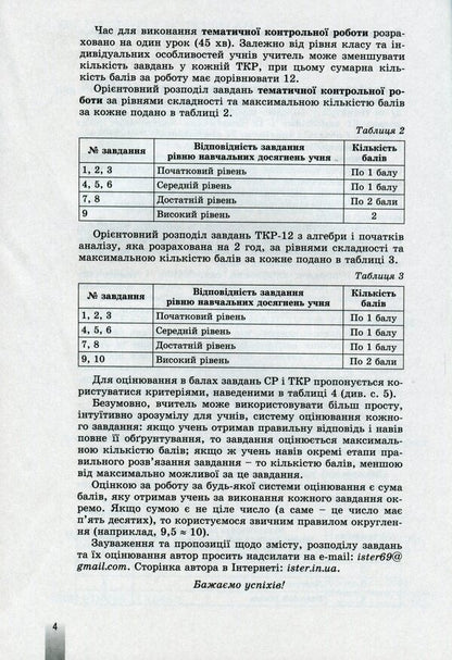 Algebra and geometry. Grade 10. Collection of independent and thematic control works. Profile level / Алгебра та геометрія. 10 клас. Збірник самостійних і тематичних контрольних робіт. Профільний рівень Александр Истер 978-966-11-1066-2-4