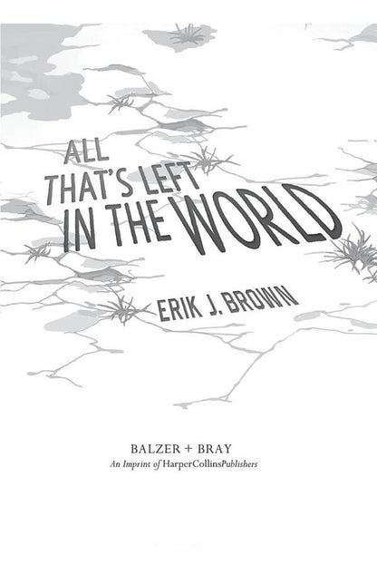 All That's Left in the World / All That's Left in the World Эрик Браун 9781444960167-4