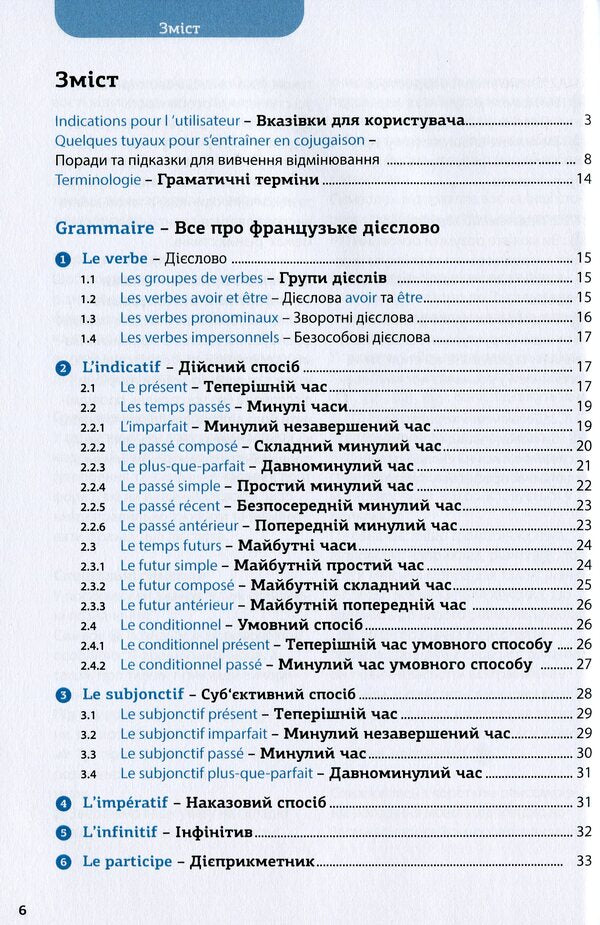 All about French verbs. Grammar in tables / Все про французькі дієслова. Граматика в таблицях Софи Вейар 978-617-7462-36-0-6
