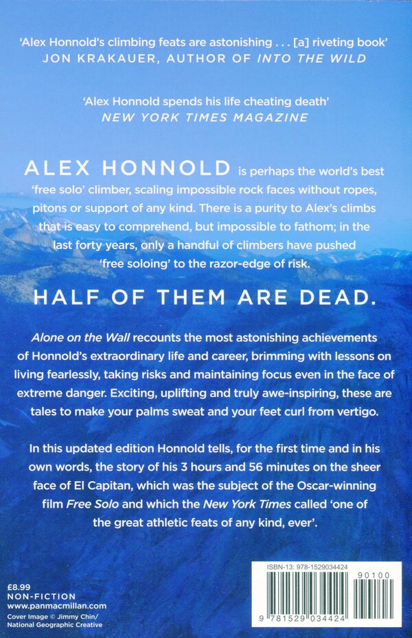 Alone on the Wall. The Ultimate Limits of Adventure / Alone on the Wall. The Ultimate Limits of Adventure Дэвид Робертс, Алекс Хоннольд 9781529034424-2