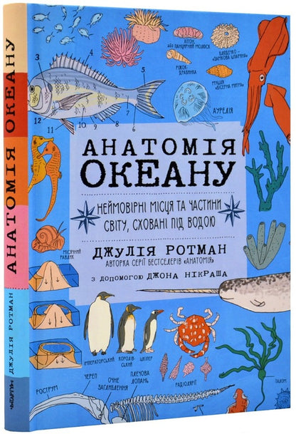 Anatomy of the ocean. Incredible places and parts of the world hidden under water / Анатомія океану. Неймовірні місця та частини світу, сховані під водою Джулия Ротман 978-617-7329-87-8-1