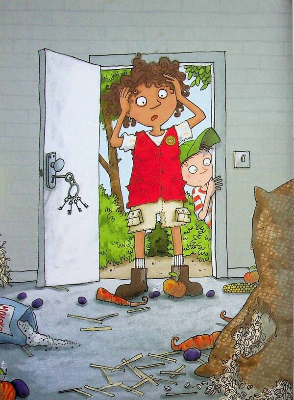 And here is Callie Pustomuks. Book 1 / А ось і Каллі Пустомукс. Книга 1 Джули Льойце, Торстен Заляйна 9786178287818-4