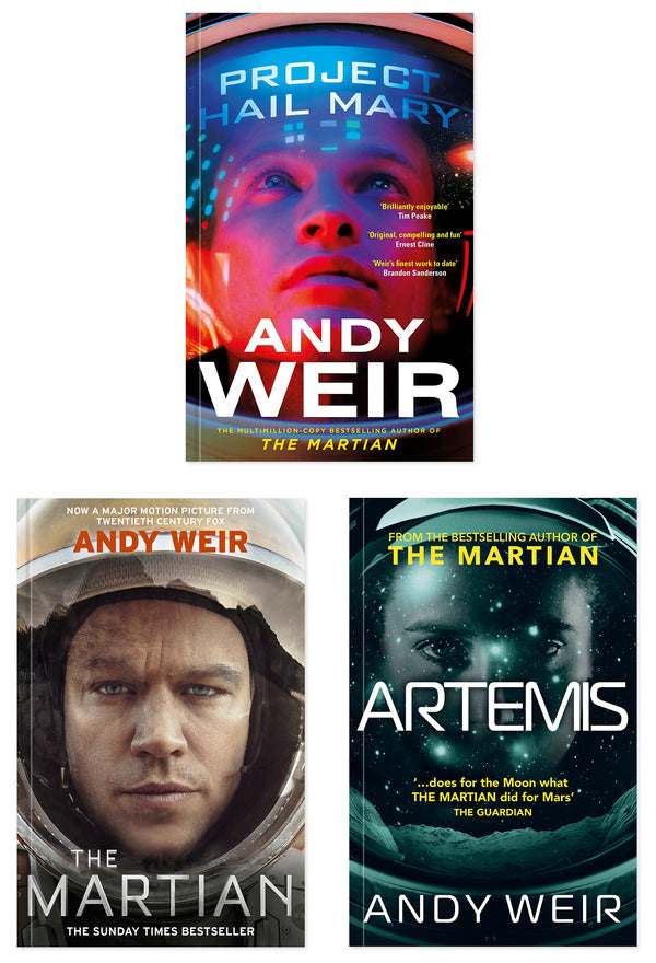 Andy Weir Set Of 3 Books Andy Weir - Энди Вейр 9781529157468,9781785031137,9781785030253-1