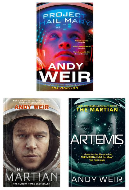 Andy Weir Set Of 3 Books Andy Weir - Энди Вейр 9781529157468,9781785031137,9781785030253-1