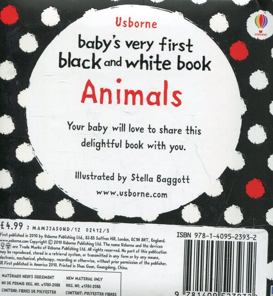 Animals. Very First Black & White Books / Animals. Very First Black & White Books Стэлла Багготт 978-1-4095-2393-2-2