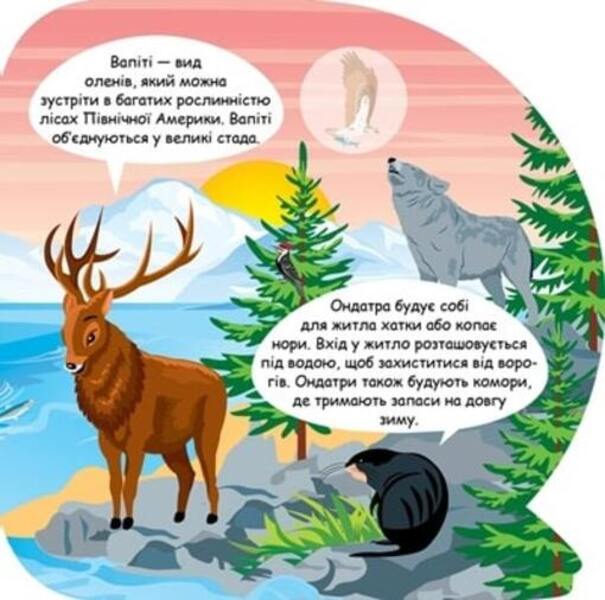 Animals Of North America Educational Stickers - Тварини Пвнчно Америки Пзнавальн налпки - Author not specified 9786175241646-4