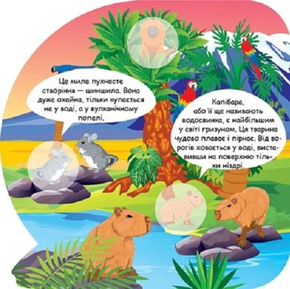 Animals Of South America Educational Stickers - Тварини Пвденно Америки Пзнавальн налпки - Author not specified 9786175241639-3