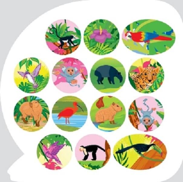 Animals Of South America Educational Stickers - Тварини Пвденно Америки Пзнавальн налпки - Author not specified 9786175241639-5