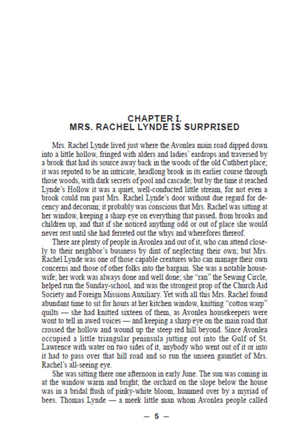 Anne Of Green Gables / Anne Of Green Gables Люси Мод Монтгомери 978-088-0006-14-9-4