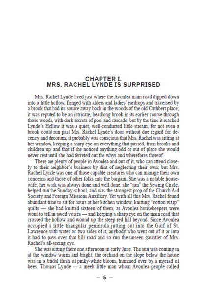 Anne Of Green Gables / Anne Of Green Gables Люси Мод Монтгомери 978-088-0006-14-9-4