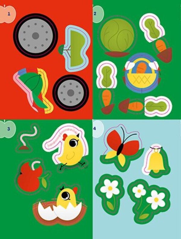 Applications With Stickers. Farm / Аплікації наліпками. Ферма Yulia Kasparova / Юлія Каспарова 9789667615925-6