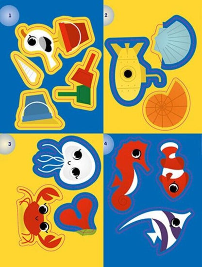 Applications With Stickers. Sea / Аплікації наліпками. Море Yulia Kasparova / Юлія Каспарова 9789667615932-6