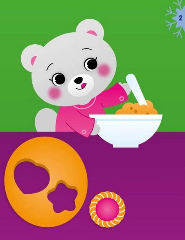 Applications with stickers. Bear / Аплікації наліпками. Ведмежа Юлия Каспарова 9789667510589-4
