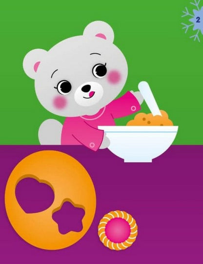 Applications with stickers. Bear / Аплікації наліпками. Ведмежа Юлия Каспарова 9789667510589-4