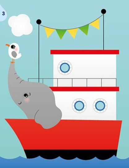 Applications with stickers. Machines / Аплікації наліпками. Машинки Юлия Каспарова 9789667616601-3