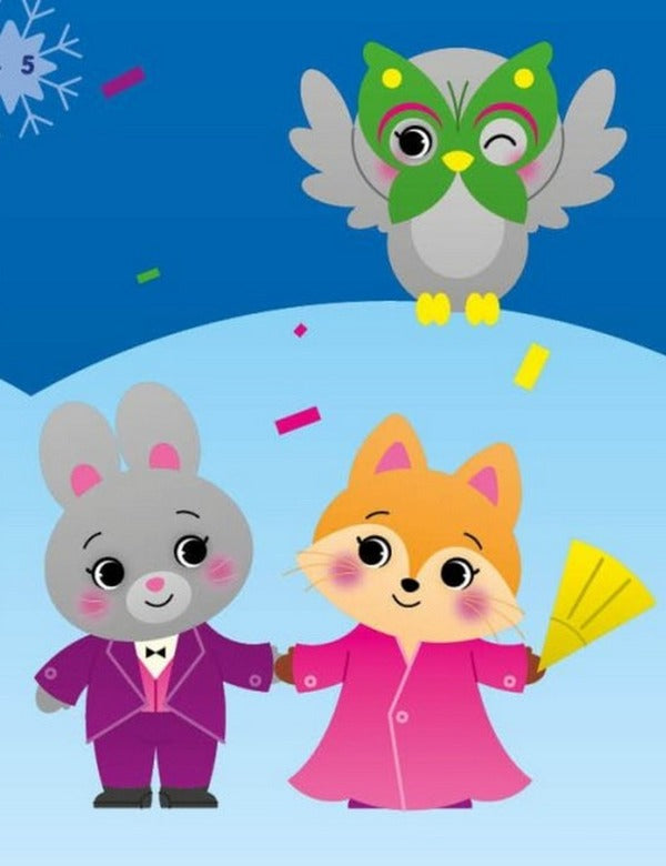 Applications with stickers. Raccoon / Аплікації наліпками. Єнот Юлия Каспарова 9789667510572-2