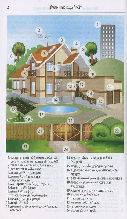 Arabic in pictures (750 words) / Арабська мова в малюнках (750 слів)  978-966-498-577-9-3