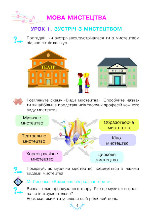 Art. Textbook Of The Integrated Course For The 2Nd Grade / Мистецтво. Підручник інтегрованого курсу для 2 класу Lyudmila Kondratova / Людмила Кондратова 9789661058278-4