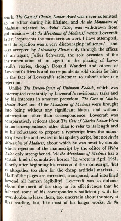At the Mountains of Madness and Other Novels of Terror / At the Mountains of Madness and Other Novels of Terror Говард Лавкрафт 978-0-586-06322-4-6