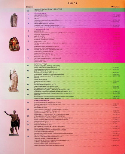 Atlas. History Of Ukraine. World History. Grade 6. NUSH / Атлас. Історiя України. Всесвітня історія. 6 клас. НУШ / Author not specified 9789669465351-3