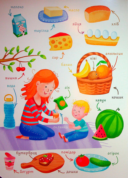 Baby's First Book. Words / Перша книжка малюка. Слова Alena Pulyaeva / Алена Пуляєва 9786170997166-3