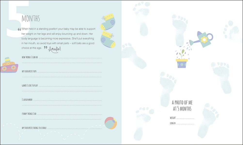Baby's First Year Journal / Baby's First Year Journal Аннабель Кармель 9780241365601-4