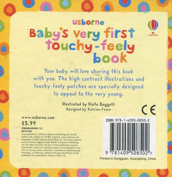Baby's Very First Touchy-Feily Book / Author not specified 9781409508502-2