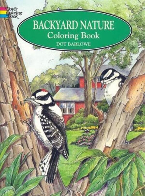 Backyard Nature Coloring Book Dorothea Barlow / Доротея Барлоу 9780486405605-1