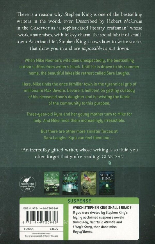 Bag Of Bones Stephen King / Стивен Кинг 9781444720686-2