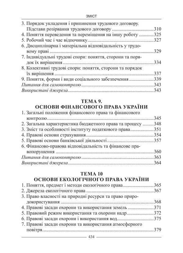 Basics Of Ukrainian Jurisprudence: Study Guide. - Основи правознавства Украни: Навчальний посбник. - Author not specified 9786175669716-5