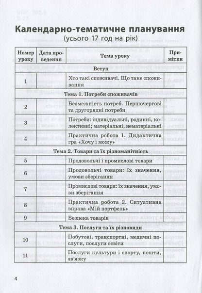 Basics of consumer knowledge. Alphabet of the young consumer. 1st class / Основи споживчих знань. Абетка юного споживача. 1 клас Людмила Бочева, Лариса Пужайчереда 978-966-2521-72-6-3