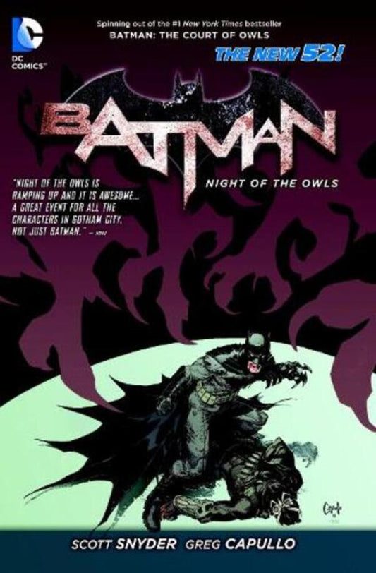 Batman: Night Of The Owls (The New 52) Scott Snyder / Скотт Снайдер 9781401242527-1