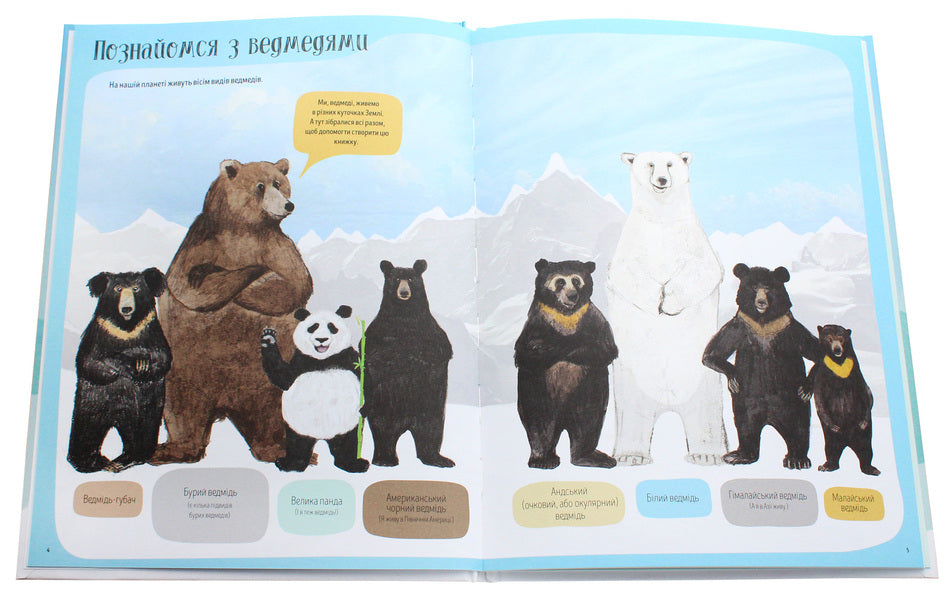 Bear book / Ведмежа книга Кейти Уиггерс 978-617-7579624-4