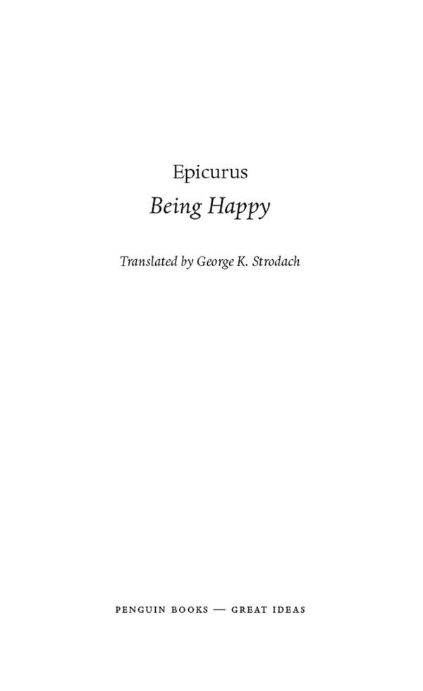 Being Happy Epicurus / Эпикур 9780241473269-5
