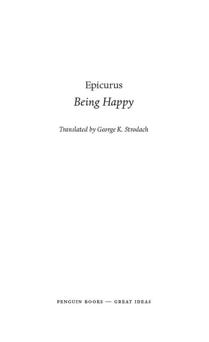Being Happy Epicurus / Эпикур 9780241473269-5