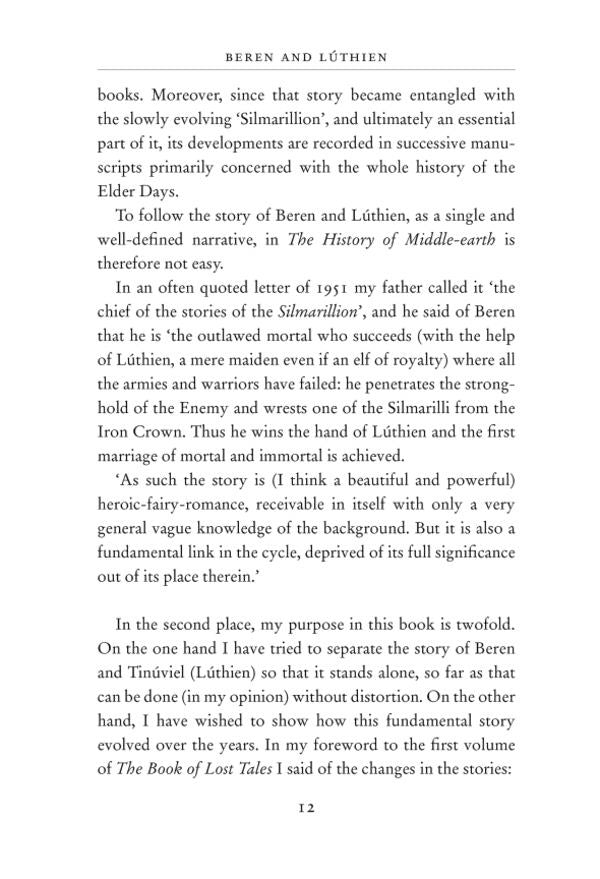 Beren and Luthien / Beren and Lúthien Джон Р. Р. Толкин 9780008214197-5