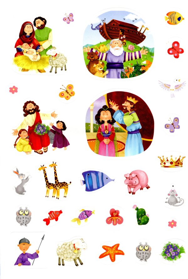 Bible for the little ones.Prayers, tasks, stickers / Біблія для найменших. Молитви, завдання, наліпки Богуслав Земан 978-966-938-396-9-6