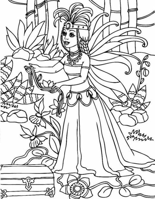 Big Book Of Coloring. Princess / Велика книга розмальовок. Принцеси / Author not specified 9789667617752-3