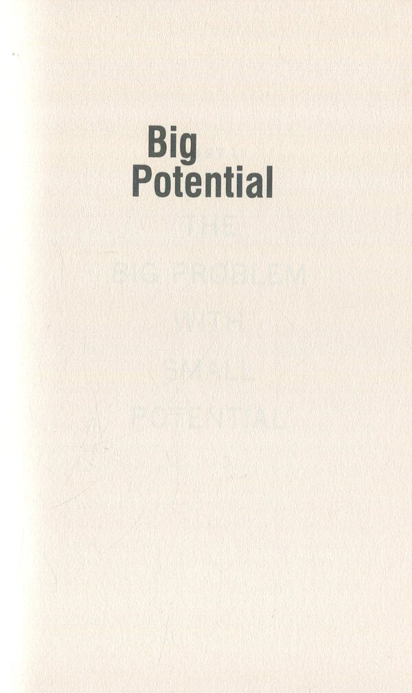 Big Potential: Five Secrets of Reaching Higher by Powering Those Around You / Big Potential: Five Secrets of Reaching Higher by Powering Those Around You Шон Ахор 9780753552216-4