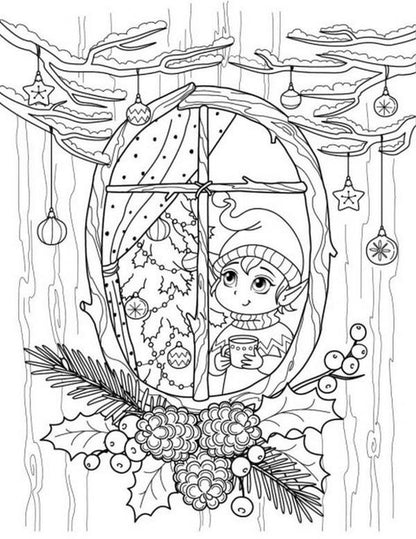 Big coloring book. New Year / Велика книга розмальовок. Новий рік  9789667510862-2