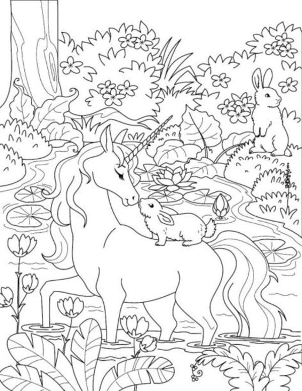 Big coloring book. Unicorns and fairies / Велика книга розмальовок. Єдинороги та феї  9789667511265-2