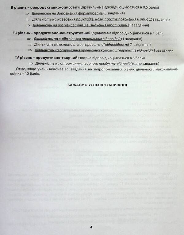 Biology. 6th grade A collection of tasks for evaluating the educational achievements of students / Біологія. 6 клас. Збірник завдань для оцінювання навчальних досягнень учнів Валерий Соболь 978-617-539-317-8-4