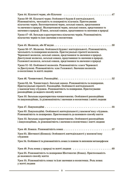 Biology. 7Th Grade. II Semester. My Synopsis. Materials For Lessons / Біологія. 7 клас. ІІ семестр. Мій конспект. Матеріали до уроків Margarita Atamanchuk / Маргарита Отаманчук 9786170042941-4