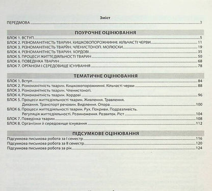 Biology. 7th grade. A collection of tasks for evaluating the educational achievements of students / Біологія. 7 клас. Збірник завдань для оцінювання навчальних досягнень учнів Валерий Соболь 978-617-539-215-7-2